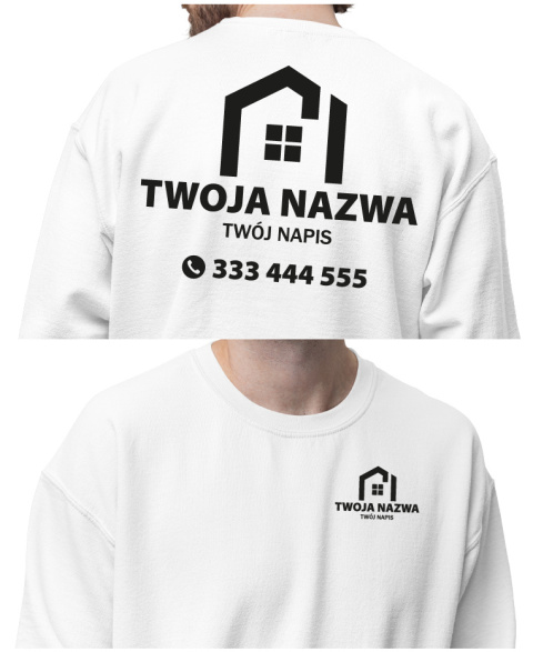 Bluza z logo dla firm budowlanych | wzór B-2 Bluza z logo dla firm budowlanych | wzór B-2