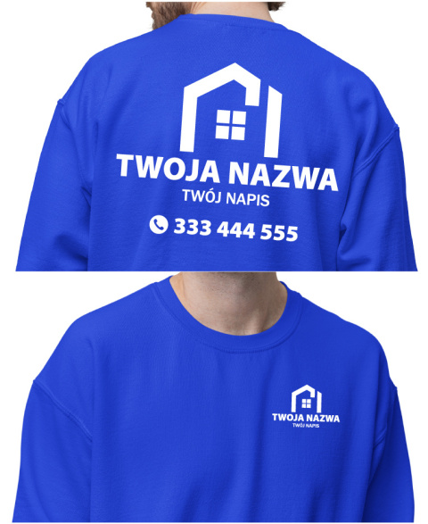 Bluza z logo dla firm budowlanych | wzór B-2 Bluza z logo dla firm budowlanych | wzór B-2