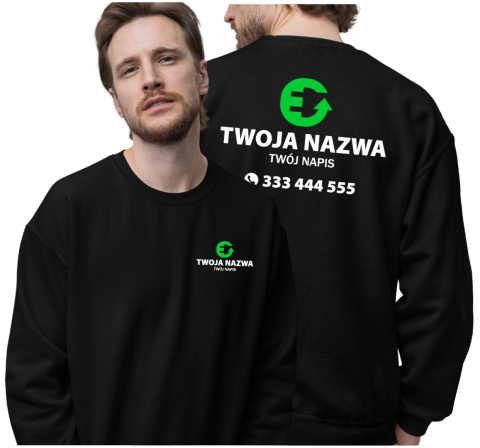 Bluza z logo dla firm elektrycznych | wzór E-6 Bluza z logo dla firm elektrycznych | wzór E-6