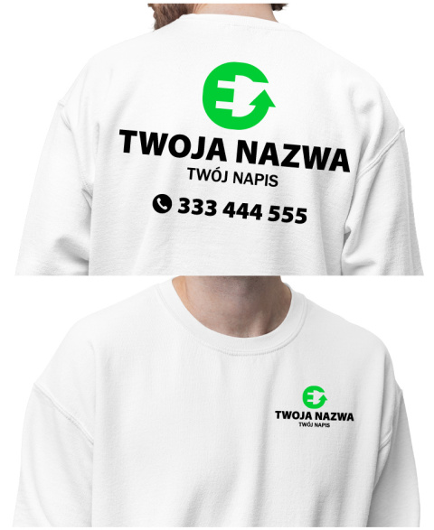 Bluza z logo dla firm elektrycznych | wzór E-6 Bluza z logo dla firm elektrycznych | wzór E-6