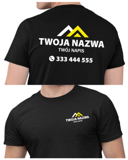 Koszulka z logo dla firm budowlanych | wzór B-1