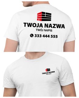 Koszulka z logo dla firm budowlanych | wzór B-4