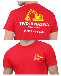 Koszulka z logo dla firm budowlanych | wzór B-5
