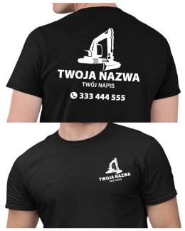 Koszulka z logo dla firm budowlanych | wzór B-6