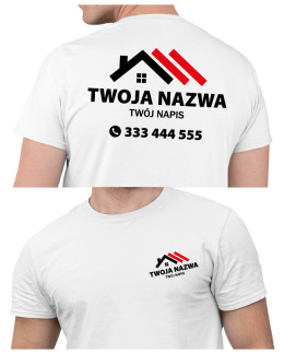 Koszulka z logo dla firm budowlanych | wzór B-7