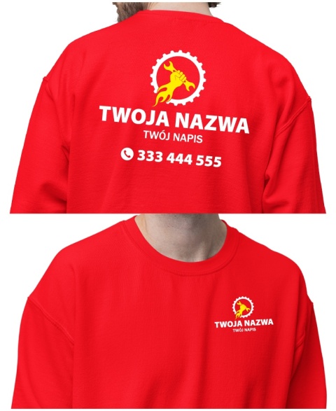 Bluza z logo dla mechanika mechanik | wzór M-2 Bluza z logo dla mechanika mechanik | wzór M-2