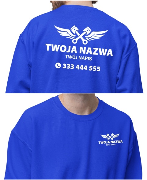 Bluza z logo dla mechanika mechanik | wzór M-4 Bluza z logo dla mechanika mechanik | wzór M-4