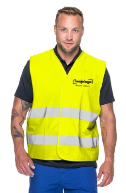 Kamizelka odblaskowa ostrzegawcza z nadrukiem