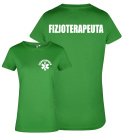 Koszulka damska FIZJOTERAPEUTA logo + napis na plecach