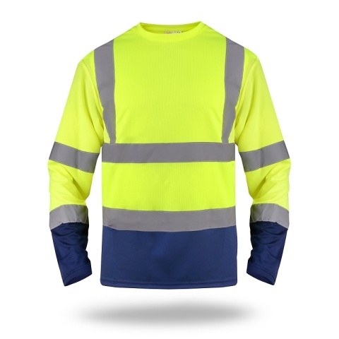 Koszulka z długim rękawem odblaskowa Hi-Vis Long z nadrukiem Koszulka z długim rękawem odblaskowa Hi-Vis Long z nadrukiem