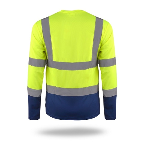 Koszulka z długim rękawem odblaskowa Hi-Vis Long z nadrukiem Koszulka z długim rękawem odblaskowa Hi-Vis Long z nadrukiem