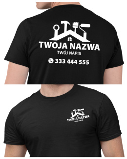 Koszulka z logo dla firm budowlanych | wzór B-10