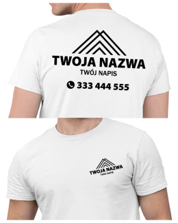 Koszulka z logo dla firm budowlanych | wzór B-13