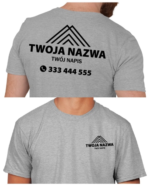 Koszulka z logo dla firm budowlanych | wzór B-13 Koszulka z logo dla firm budowlanych | wzór B-13