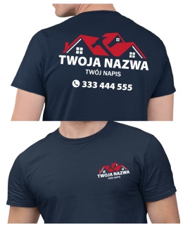 Koszulka z logo dla firm budowlanych | wzór B-16