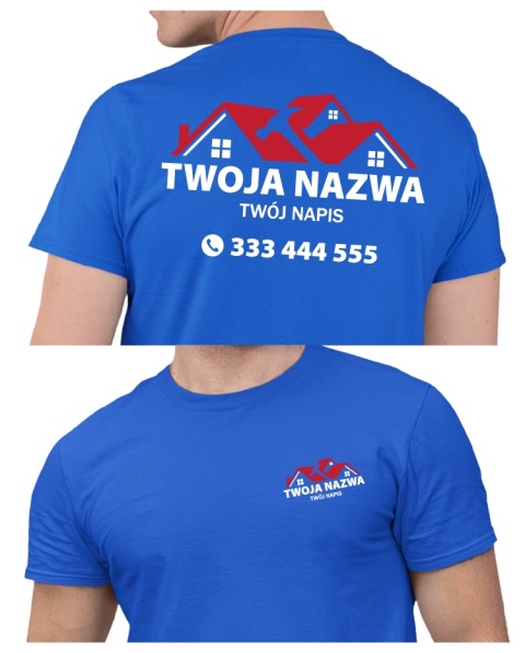 Koszulka z logo dla firm budowlanych | wzór B-16 Koszulka z logo dla firm budowlanych | wzór B-16