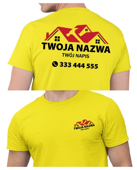 Koszulka z logo dla firm budowlanych | wzór B-16 Koszulka z logo dla firm budowlanych | wzór B-16