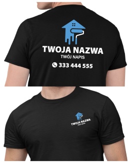 Koszulka z logo dla firm budowlanych | wzór B-18