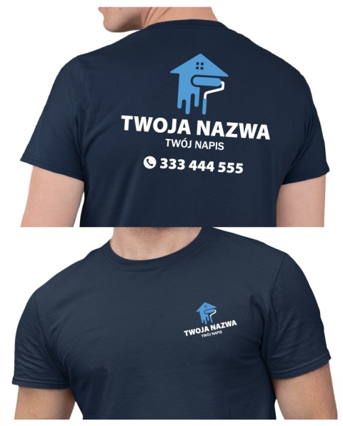 Koszulka z logo dla firm budowlanych | wzór B-18 Koszulka z logo dla firm budowlanych | wzór B-18