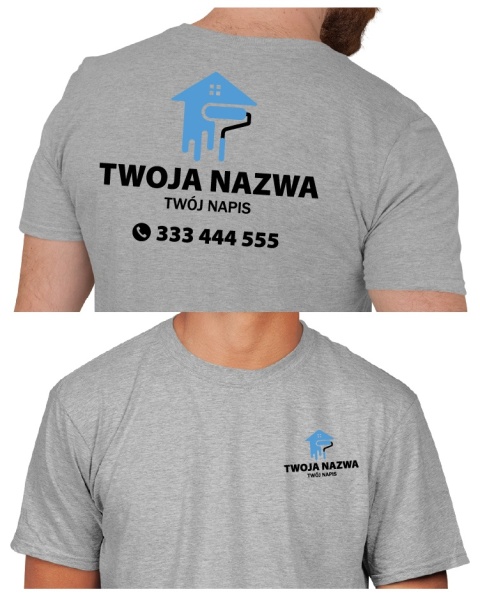Koszulka z logo dla firm budowlanych | wzór B-18 Koszulka z logo dla firm budowlanych | wzór B-18