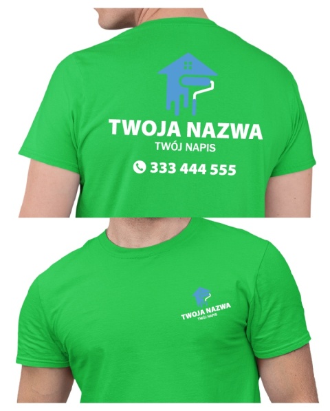 Koszulka z logo dla firm budowlanych | wzór B-18 Koszulka z logo dla firm budowlanych | wzór B-18
