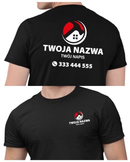 Koszulka z logo dla firm budowlanych | wzór B-19
