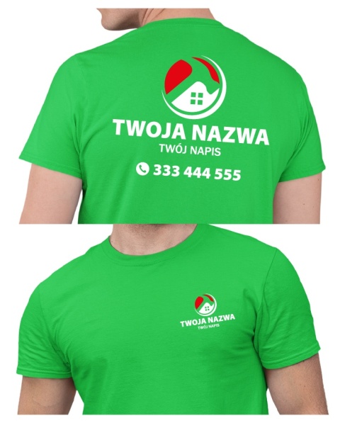 Koszulka z logo dla firm budowlanych | wzór B-19 Koszulka z logo dla firm budowlanych | wzór B-19