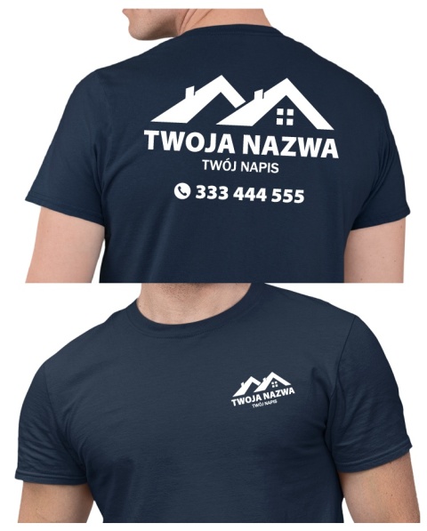 Koszulka z logo dla firm budowlanych | wzór B-3 Koszulka z logo dla firm budowlanych | wzór B-3