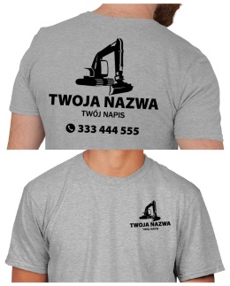 Koszulka z logo dla firm budowlanych | wzór B-6
