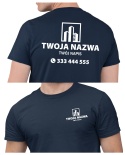 Koszulka z logo dla firm budowlanych | wzór B-8