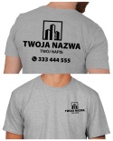 Koszulka z logo dla firm budowlanych | wzór B-8