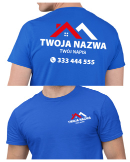 Koszulka z logo dla firm budowlanych | wzór B-9