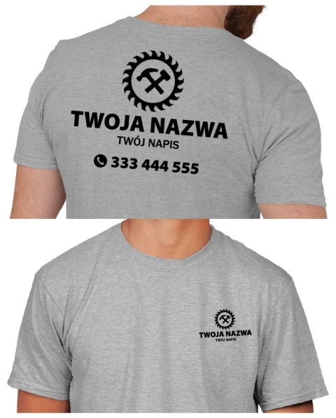 Koszulka z logo dla firm stolarskich stolarze | wzór S-1 Koszulka z logo dla firm stolarskich stolarze | wzór S-1
