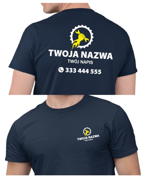 Koszulka z logo dla mechanika mechanik | wzór M-2 Koszulka z logo dla mechanika mechanik | wzór M-2