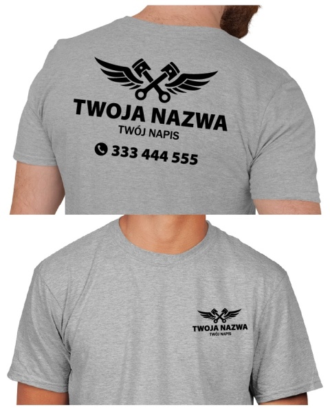 Koszulka z logo dla mechanika mechanik | wzór M-4 Koszulka z logo dla mechanika mechanik | wzór M-4