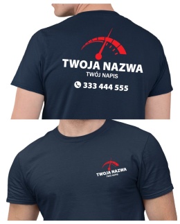 Koszulka z logo dla mechanika, warsztatu samochodowego | wzór M-5