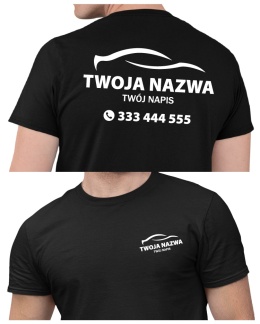 Koszulka z logo dla mechanika, warsztatu samochodowego | wzór M-6