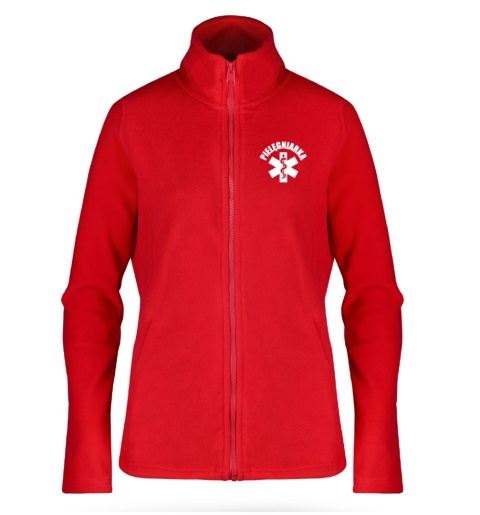 Polar damski medyczny PIELĘGNIARKA DLA PIELĘGNIARKI logo na piersi Polar damski medyczny PIELĘGNIARKA DLA PIELĘGNIARKI logo na piersi